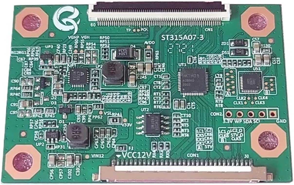 YSVQHHDV Universal LCD TV Logic Board, model ST3151A07-3, showing the reverse side with various connection points.