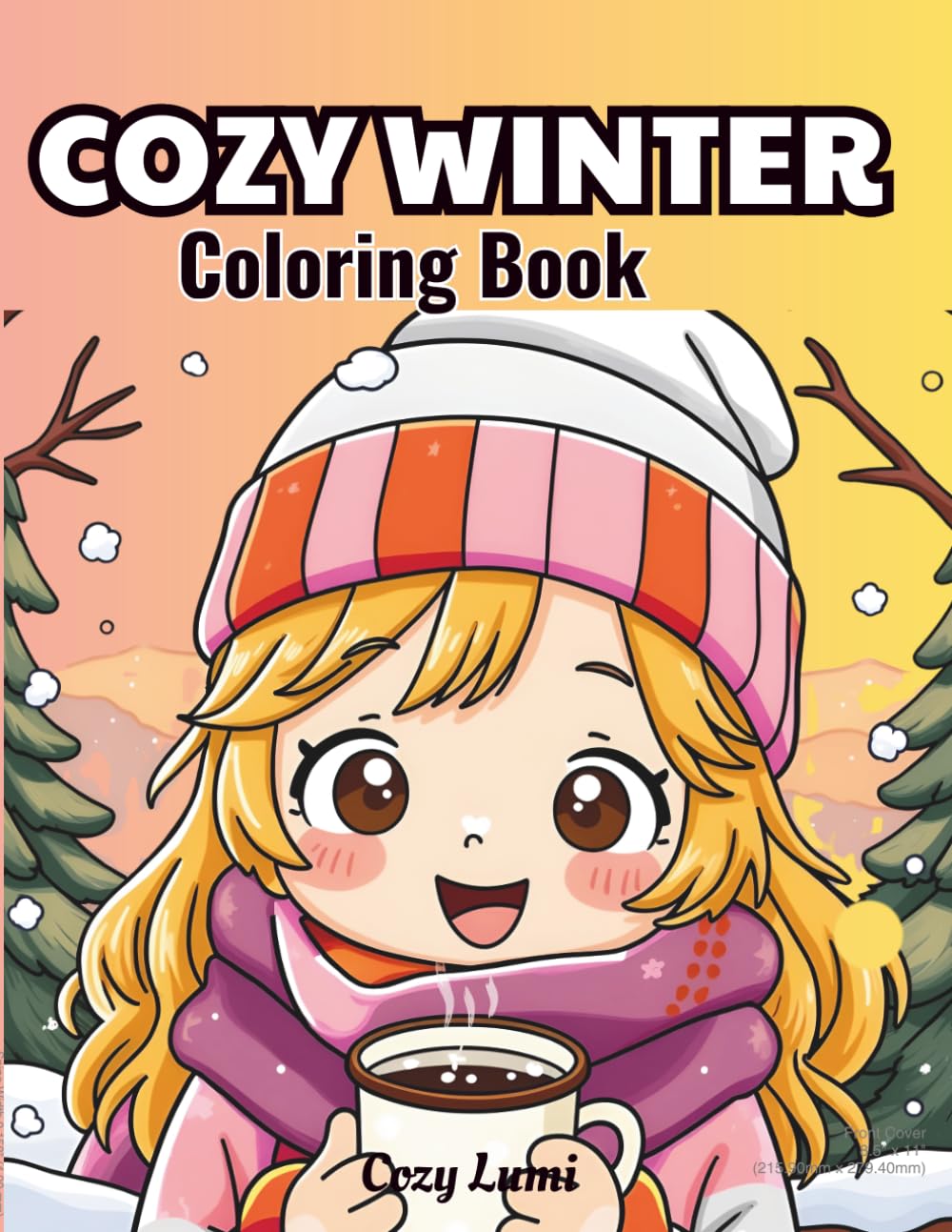 Winter Coloring Book for Adults: Cozy Winter Days: Bold and Easy Designs for Relaxation, Snowy Scenes, and Hygge Moments
