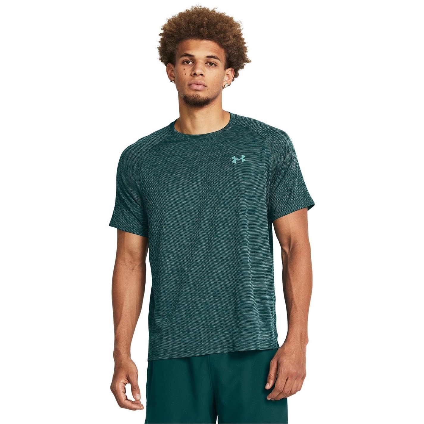 Under Armour UA TECH Textured SS Hydro Teal