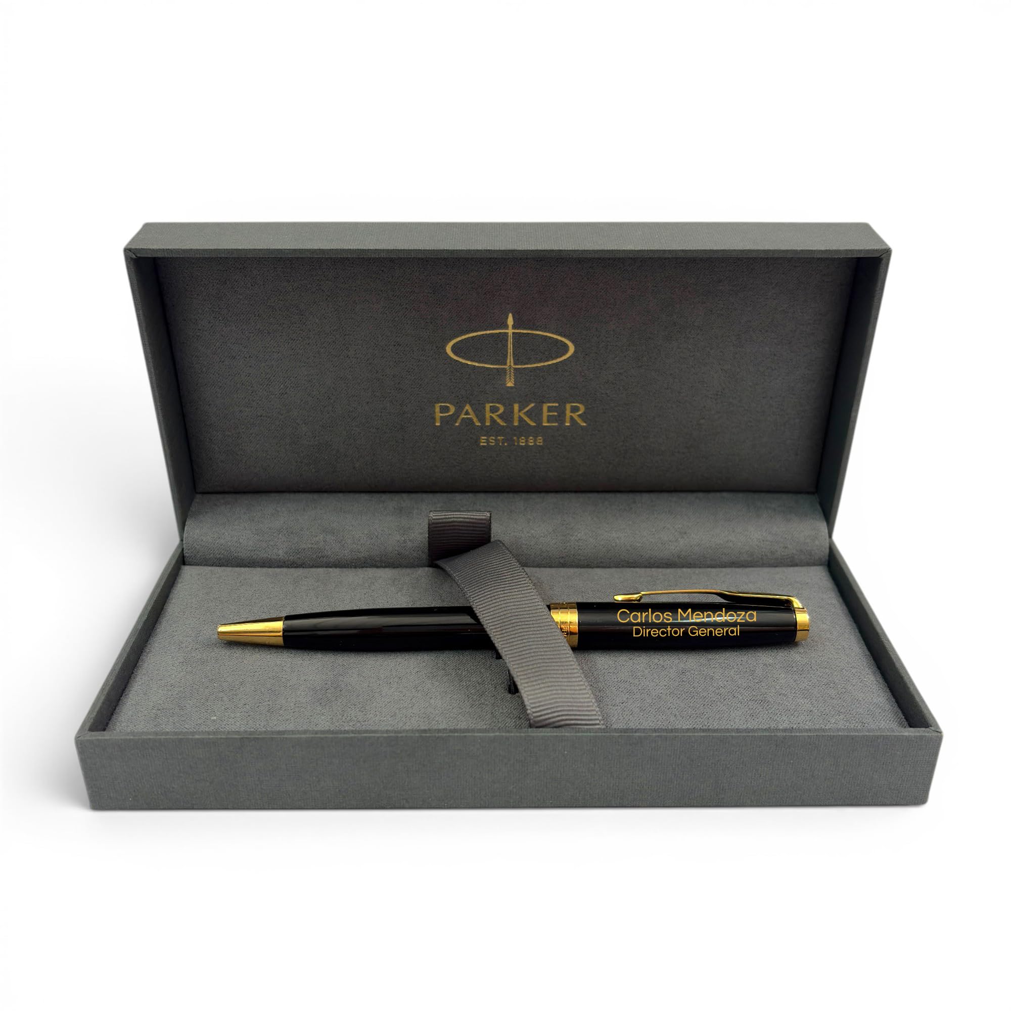 regalo grabado Bolígrafo Parker Sonnet GT Personalizado Tinta Negra Láser