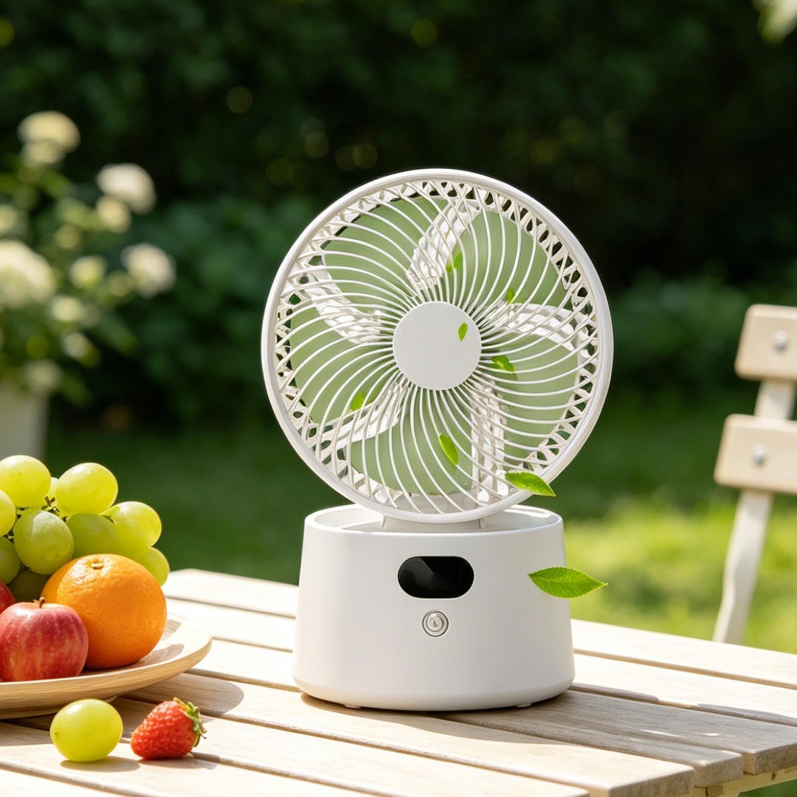 Ventilatore Circolatore d'Aria da Tavolo Display Digitale Silenzioso | Ventilatore Circolatore d'Aria da Comodino Per Uomini, Donne, Adulti, Ufficio, Campeggio, Viaggio in Auto, Soggiorno,
