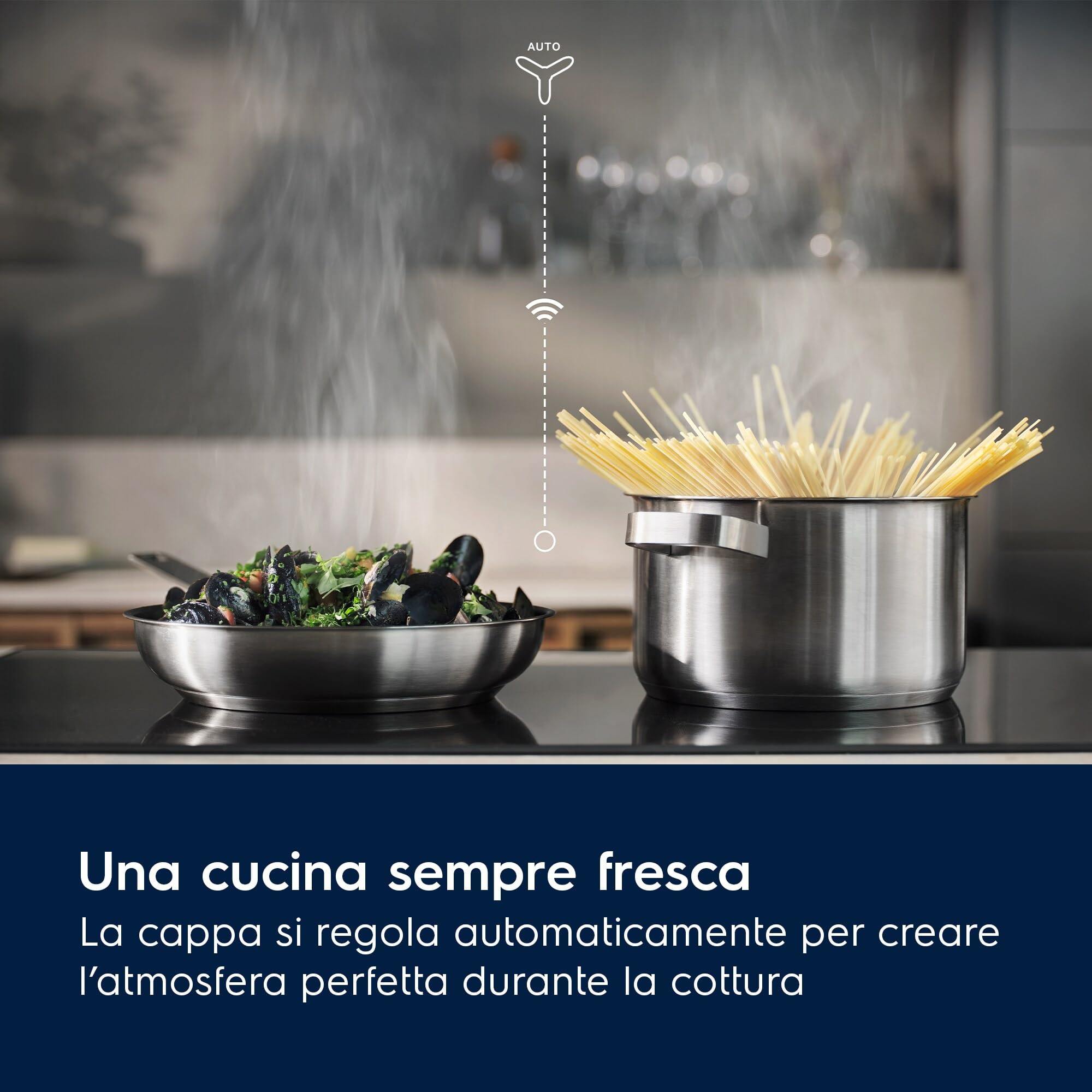 Electrolux KIS62453I 60 cm seria 700 4 palniki elastyczna strefa kombinowana funkcja Hob2Hood, SenseBoil, sterowanie suwakiem dotykowym, funkcja bezpieczeństwa dziecka