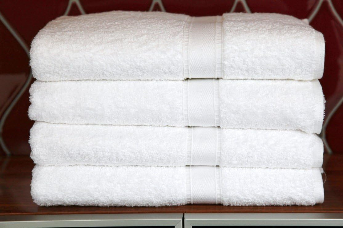 Linum Home Textiles Luxury Hotel Collection 100% Turkish Cotton Terry Bath Towels (Set of 4)
