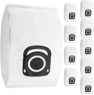 10 Bolsas Hygiene + para Aspiradora Rowenta Silence Force Compact Power X-Trem Power Reemplazo ZR200720 ZR200520 Ro6864ea Ro6327