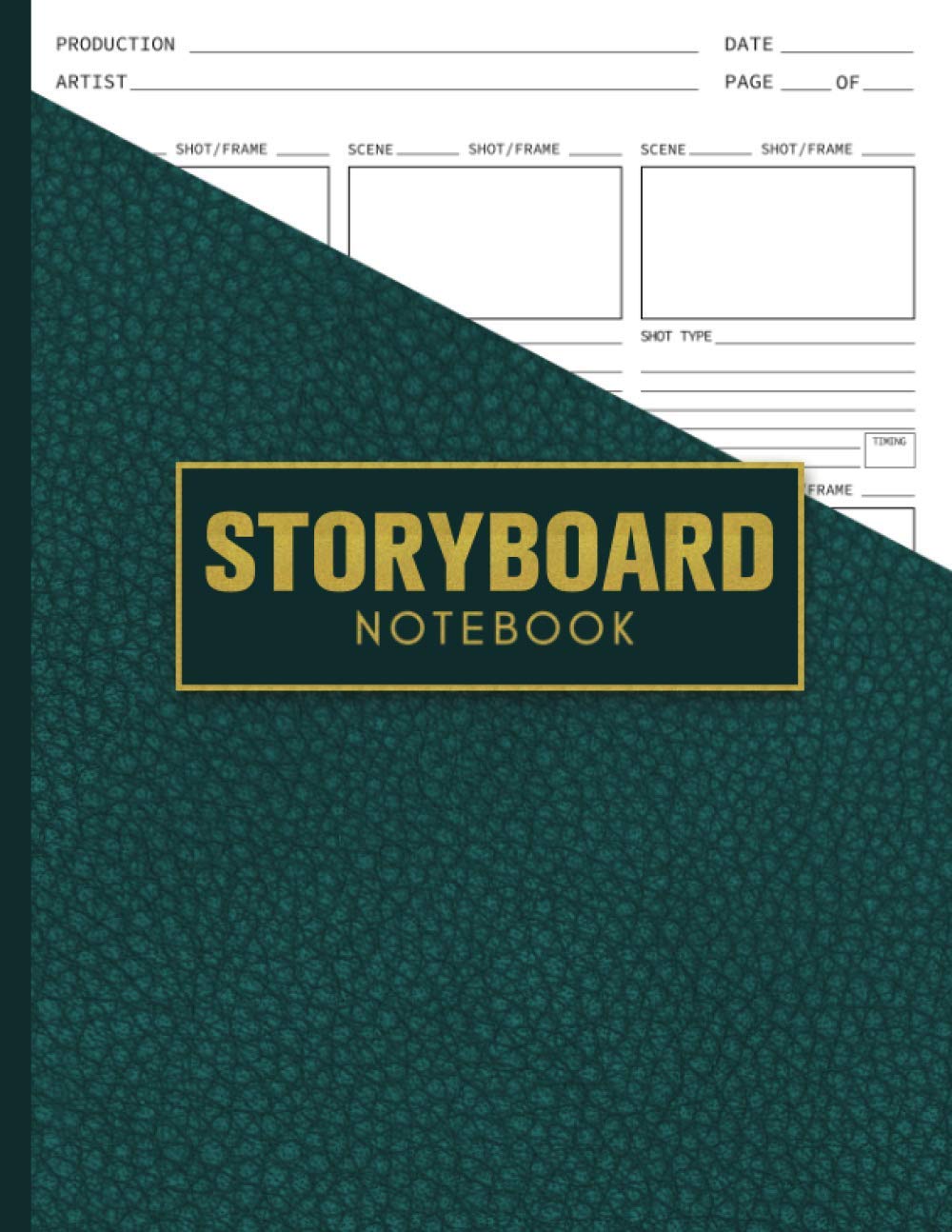 Storyboard Notebook: 8.5 x 11 Size With 200 Pages Film Writing Sheets, 9x9 Story Board Layout Templates, Blank Storytelling Sketchbook, 16:9 Frame Picture Book For Writers, Film Makers