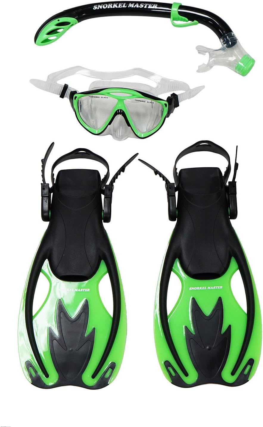 Snorkel Master Kids Snorkeling Mask & Snorkel Fins Set