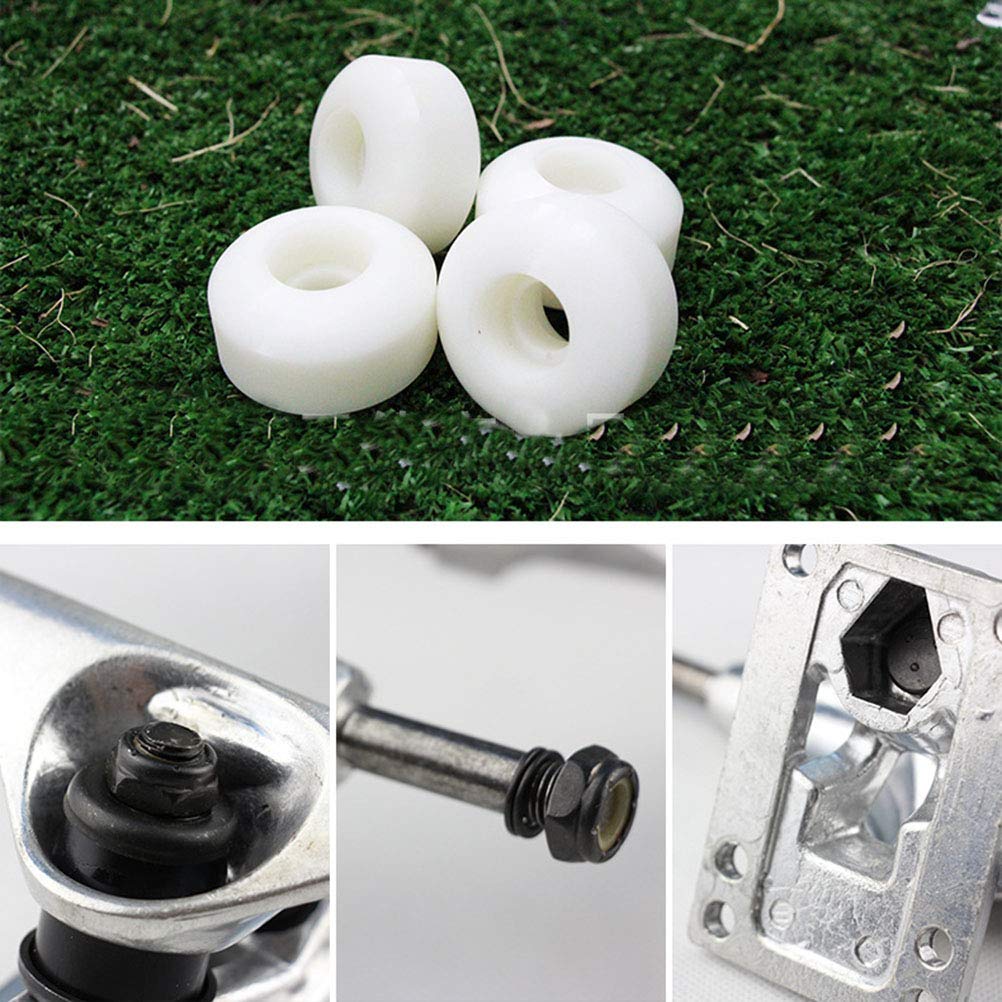 Skateboard Trucks Skateboard Räder Set Skateboard Achse Bridge Skate Board Halterung Skateboard Hardware PU-Stoßdämpfer
