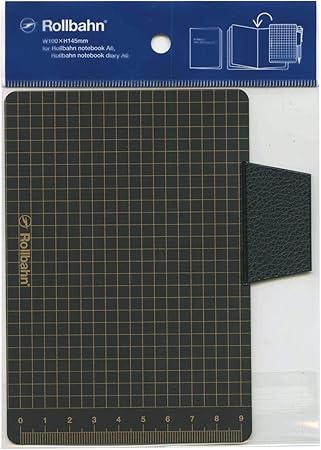Amazon ロルバーン ノート ノートダイアリー A6サイズ用 下敷き ブラック 下敷き 文房具 オフィス用品