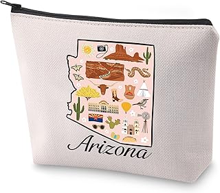 Arizona Lover Cosmetic Bag Arizona Souvenir Gift Arizona Travel Makeup Bag Gift From Arizona (Arizona)