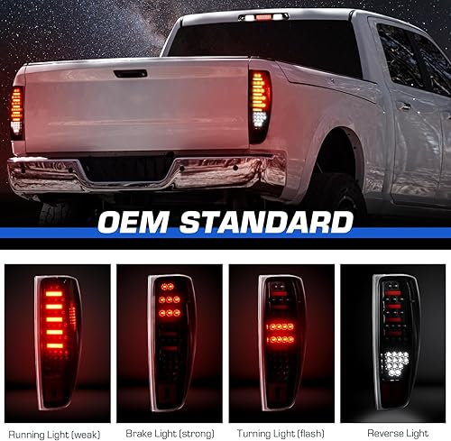 Miniatura 3 de Conjunto de luz trasera LED + tercera luz de freno para Chevy Coloradopara GMC Canyon 2004-2012, luz trasera de carga de freno trasero, carcasa