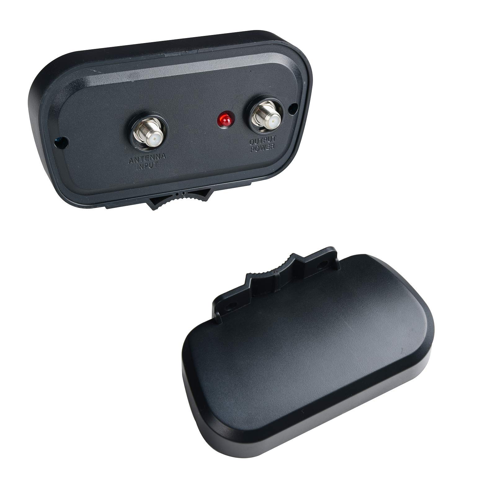 Antenna Signal Booster Smart HD Antenna Signal Pre-Amplifier, Amplify VHF and UHF Signals, 4G LTE Filter, Dual outputs. Compatible with Passive Antenna ONLY