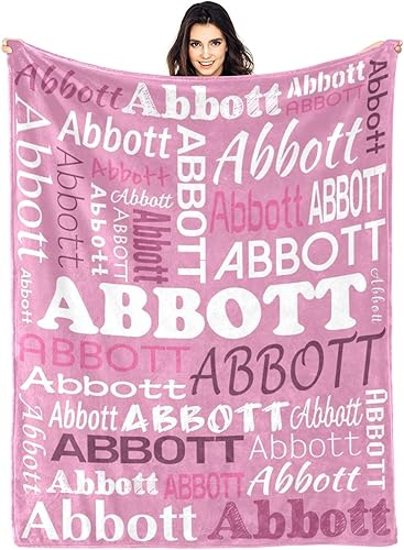 Miniatura 6 de Mantas de monograma personalizadas con nombres, manta personalizada para bebés niñas, manta de envolver con inicial, regalos personalizados