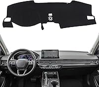 Vista 9 de KEYOOG Cubierta de tablero para Ho-nda Civic 2011-2006 (para conducción a la izquierda), alfombrilla antirreflejos, protector solar antideslizante