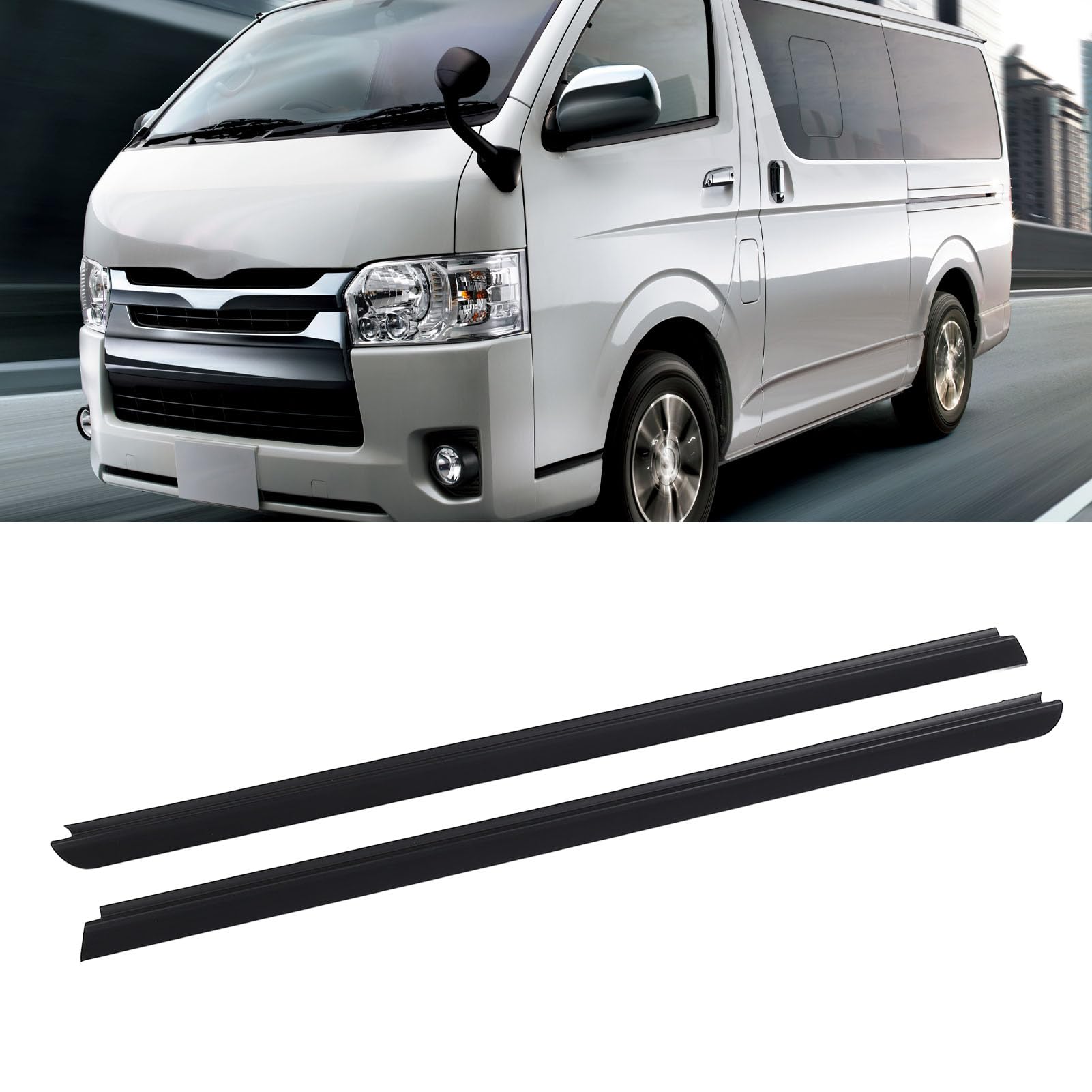 Amazon.co.jp: 車のドアウィンドウウェザーストリップ ハイエース