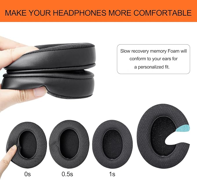Repuesto Almohadillas para Auriculares ATH M50X y Más miniatura 4