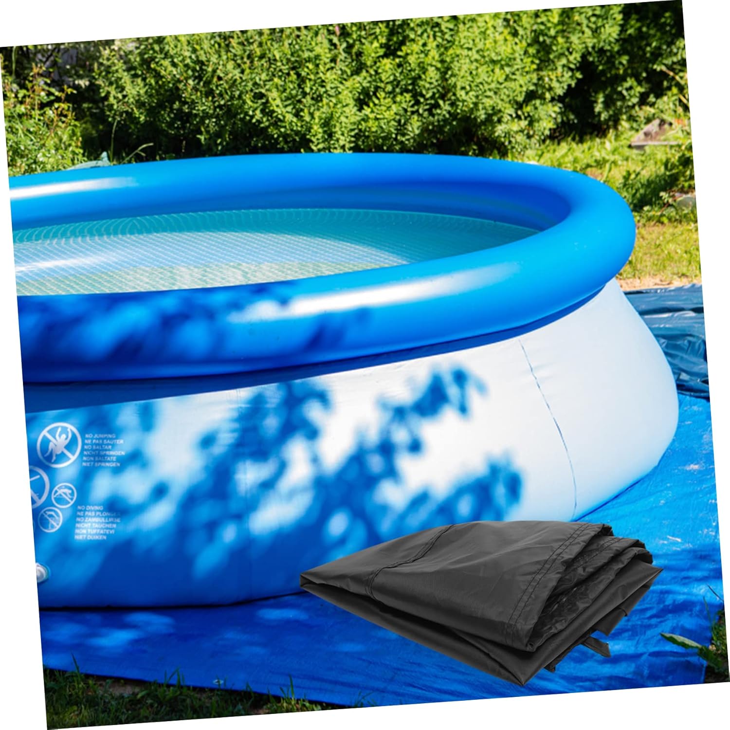 POPETPOP Trampoline Tent Covers Oxford Cloth Trampoline Protector Rainproof Uv Protection Cover