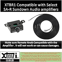 Vista 2 de Xtenzi Pomo de control remoto de graves XT91528 compatible con amplificador de audio SA-R V1 Sundown