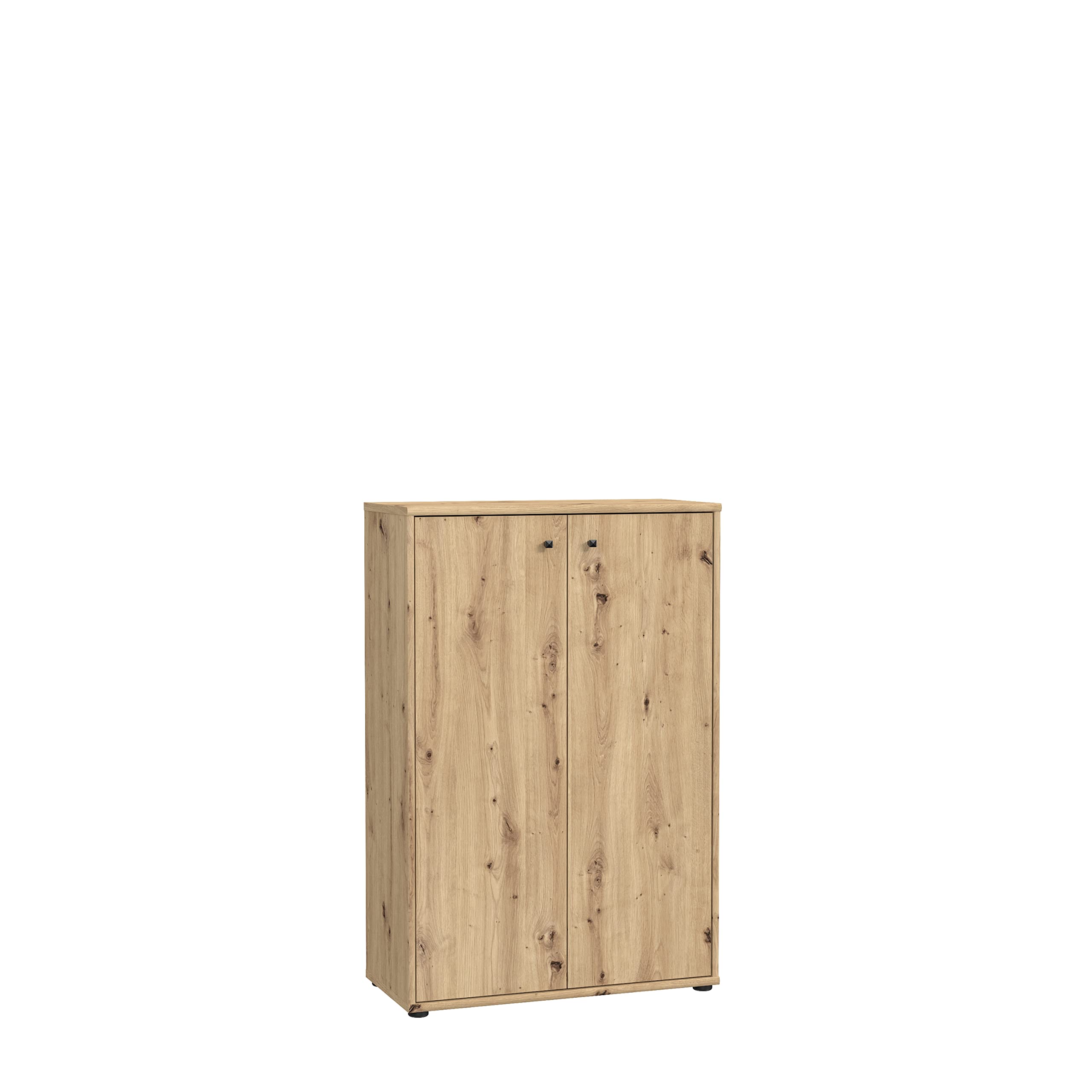 FORTE TEMPRA 2 Kommode mit 2 Türen, Holzwerkstoff, Artisan Eiche Dekor, (B x H x T) 73,7 x 111,1 x 34,8 cm