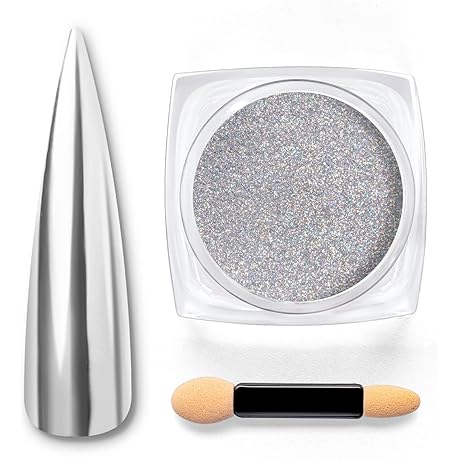 Beetles Chrome Nail Powder, Premium Salon Nail Glitter