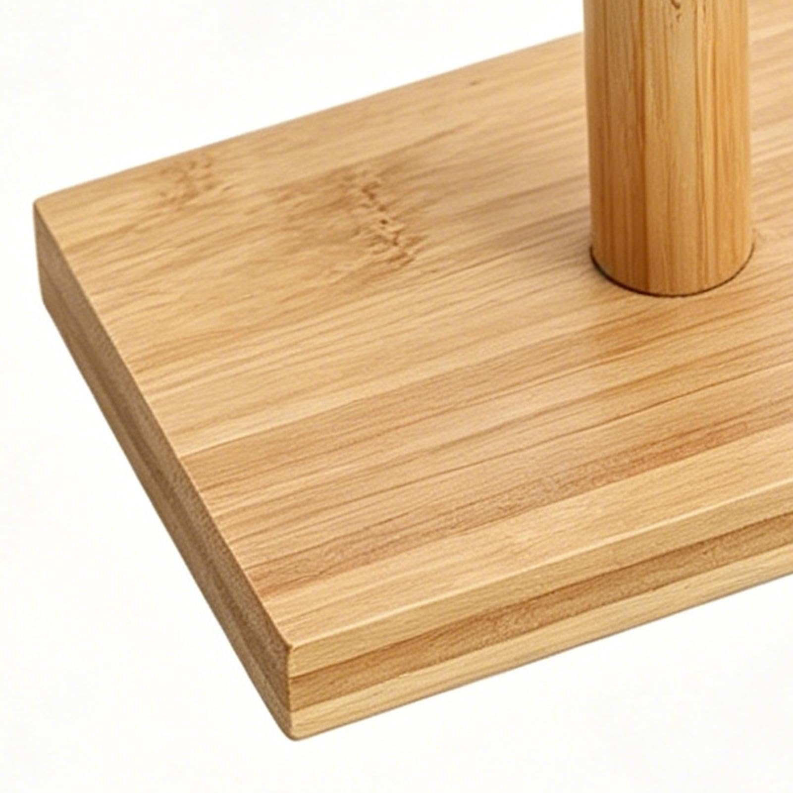 Supporto da scrivania multiuso in legno per cappelli, con scomparto diviso