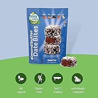 Vista 5 de Heaven & Earth Trufas de mantequilla de almendras cubiertas de chocolate sin gluten con copos de coco, 5.25 onzas (paquete de 2) sin lácteos