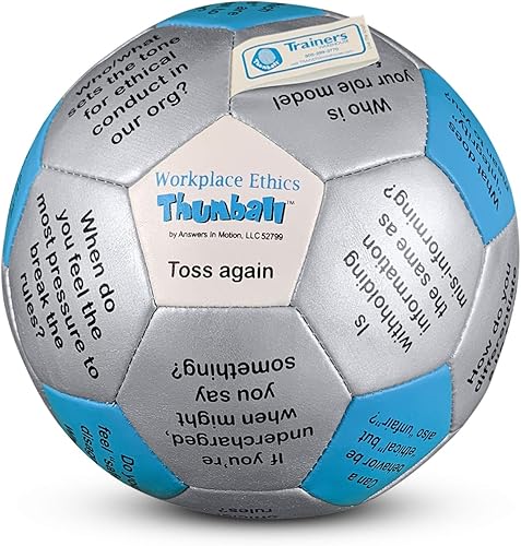 Miniatura 32 de Trainers Warehouse Colección Thumball de 6 pulgadas, 32 indicaciones para conversación, formación de equipos, relación y entrenamiento