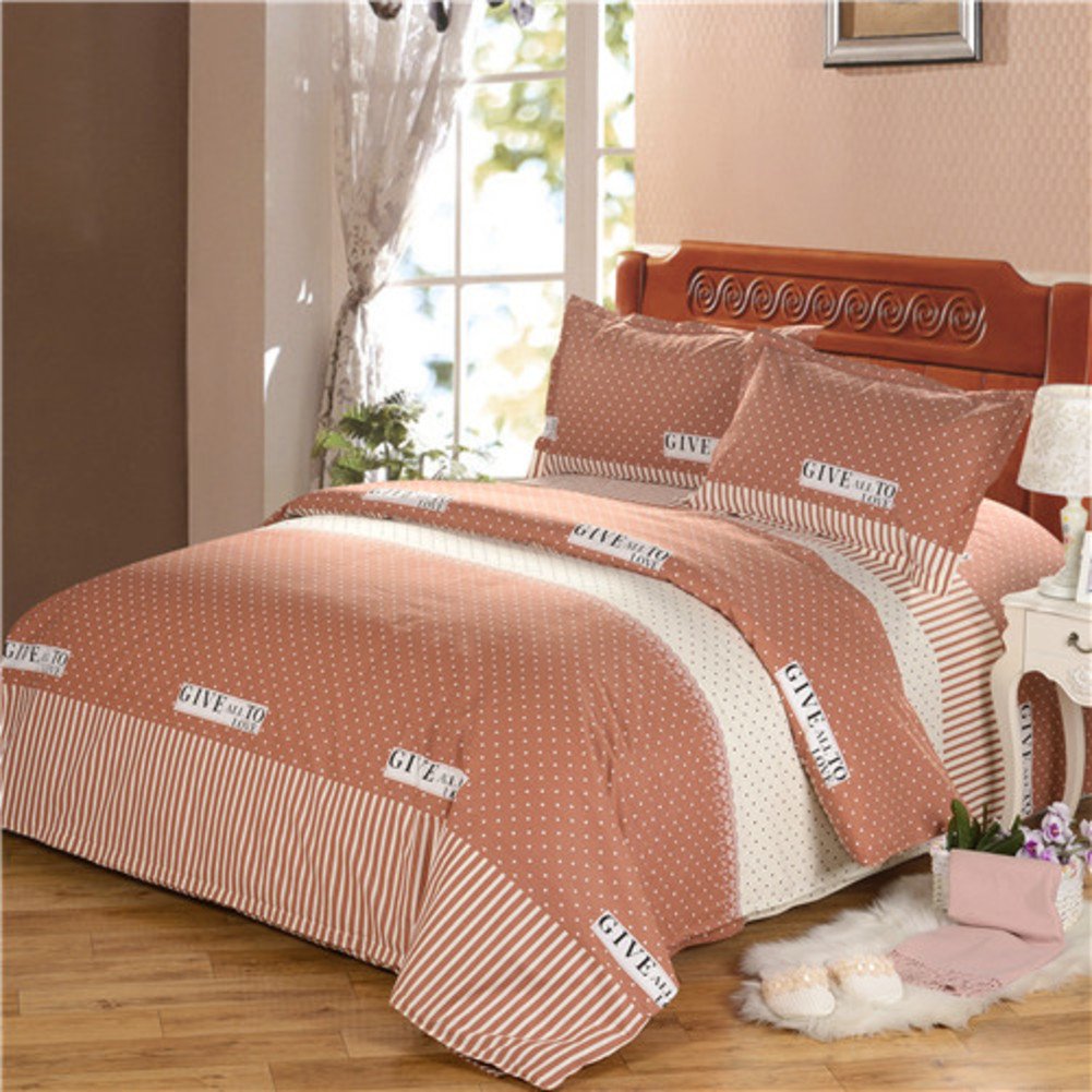 Drap en coton doux pour lit simple fini la transpiration la nuit