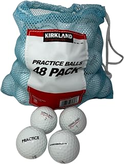 New Kirkland​ ​Golf​ ​Balls Signature​ ​Performance Plus Practice Urethane​ Cover Lot of 48