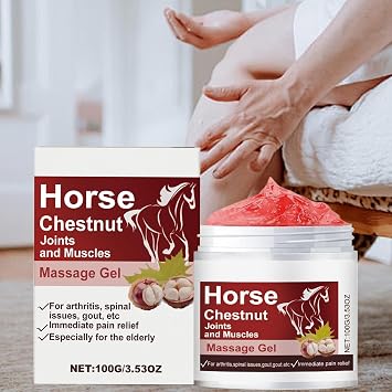 Extra Strong Warming Horse Balm, 100g Muscle Massage Gel, Soothing Massage Gel, Gentle MassageBalm for Back Shoulder Muscle Neck Tension Post-Workout Knee Travel