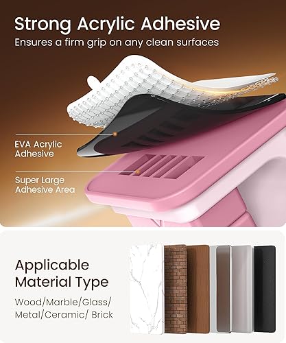 Miniatura 5 de GolbinBox - Paquete de 6 clips magnéticos para cables, que brillan en la oscuridad, organizador de cables con silicona a prueba de golpes, se adapta