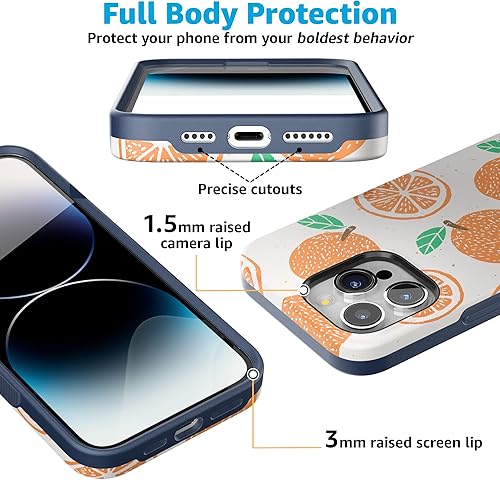 Vista 384 de Casely Funda para iPhone 15 Pro Max Jardín Secreto Flores mixtas Funda atrevida Compatible con MagSafe y botón de acción Secret Garden