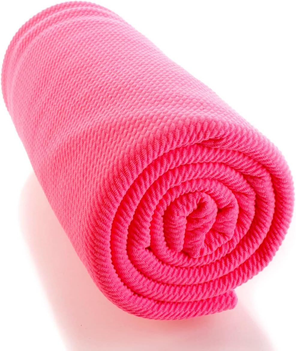 Liverpool Bullet Fabric Textured Knit Jersey 4 Way Stretch - Neon Pink 1 Yard
