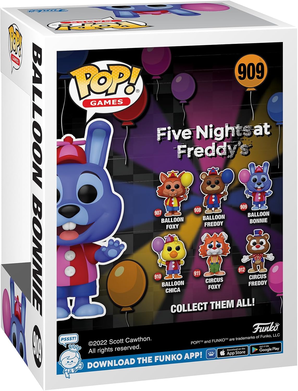 Funko POP! Games: Five Nights at Freddy's - Balloon Bonnie The Rabbit - Collectable Vinyl Figure - Gift Idea - Official Merchandise - Video Games Fans