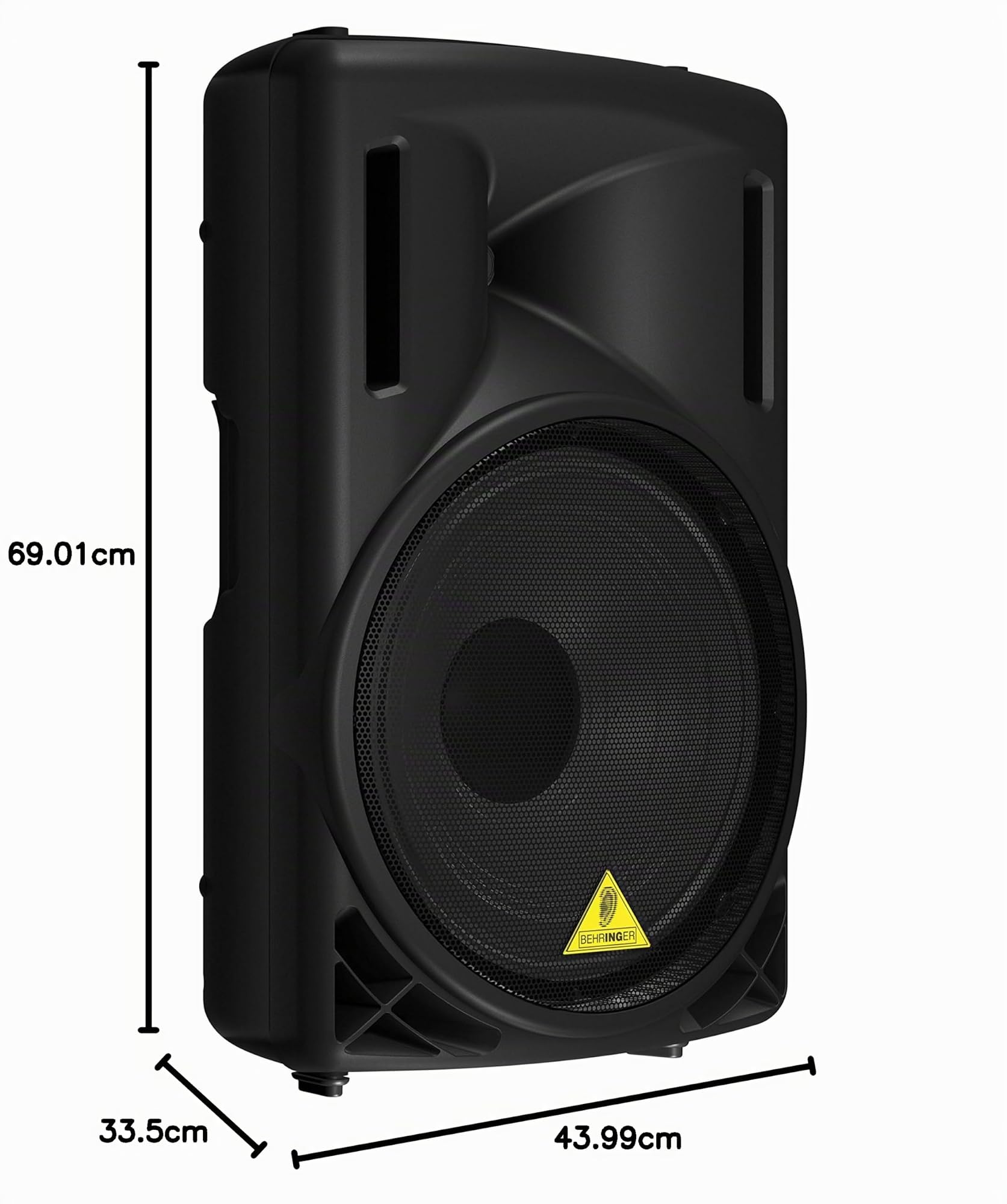 Behringer B215D Système d’Enceinte Active 2 voies de 550 Watts avec Woofer 15 pouces et Pilote de Compression de 1,35 pouce