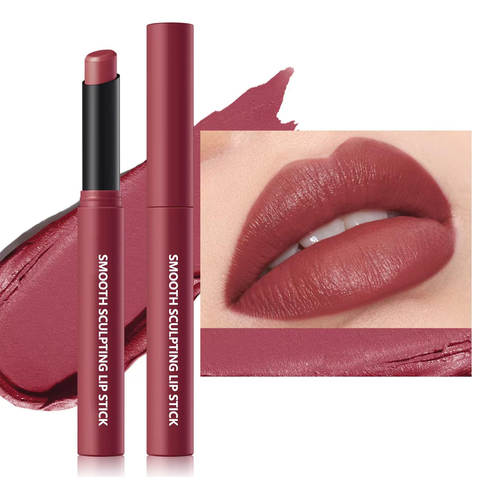 Hyesamyo Long Lasting Waterproof Matte Nude Lipstick - Perfect for Daily Commute 11
