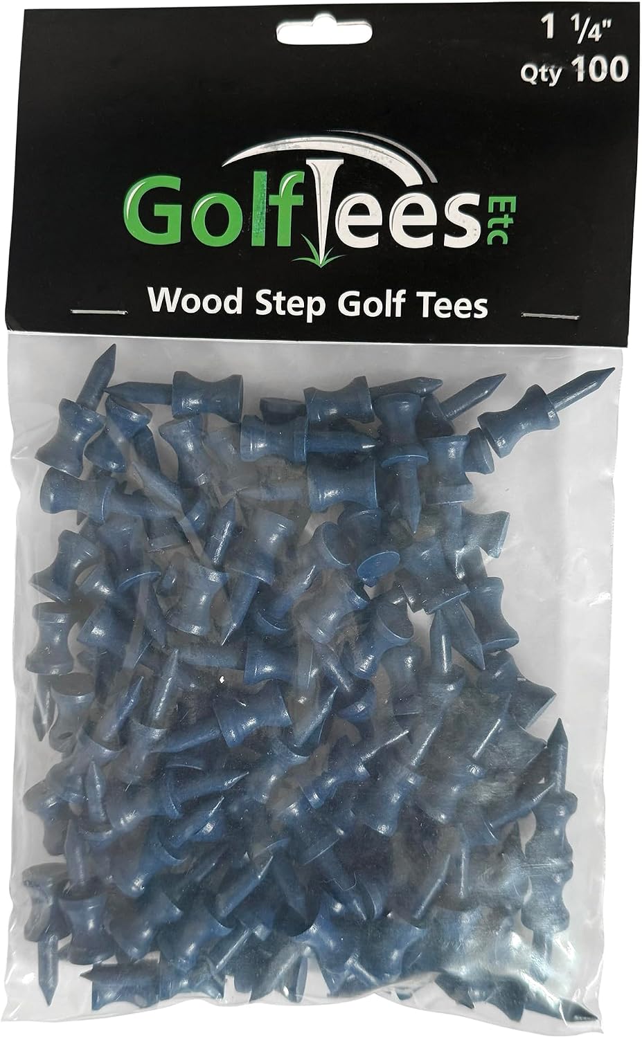 Step Down Golf Tees - Wooden Castle, Precision Height Golf Tees