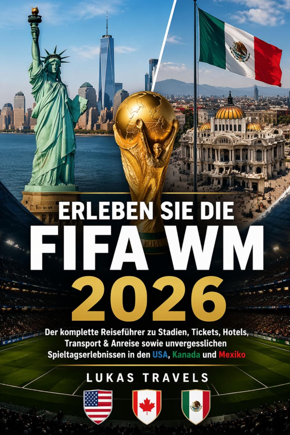 ERLEBEN SIE DIE FIFA WM 2026: Der komplette Reiseführer zu Stadien, Tickets, Hotels, Transport & Anreise sowie unvergesslichen Spieltagserlebnissen in den USA, Kanada und Mexiko