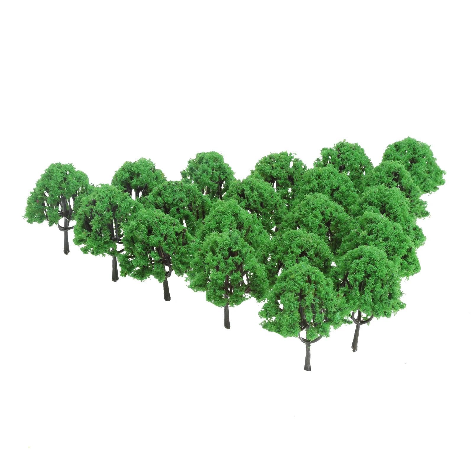 Modèle de train arbre miniature 6 cm pour paysage de chemin de fer