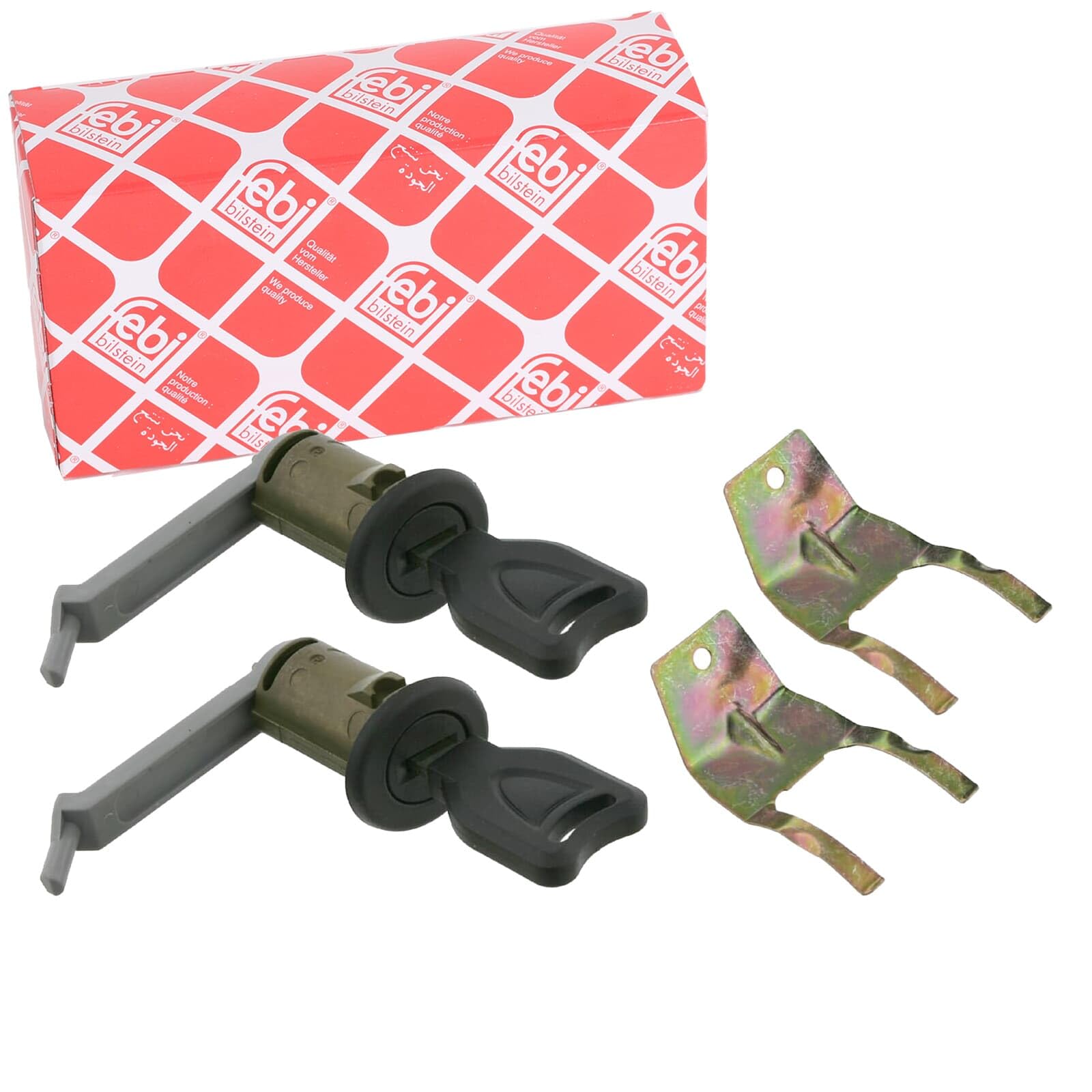Fits FEBI FE26879 Lock cylinder set FE26879 Door lock insert front (with a key