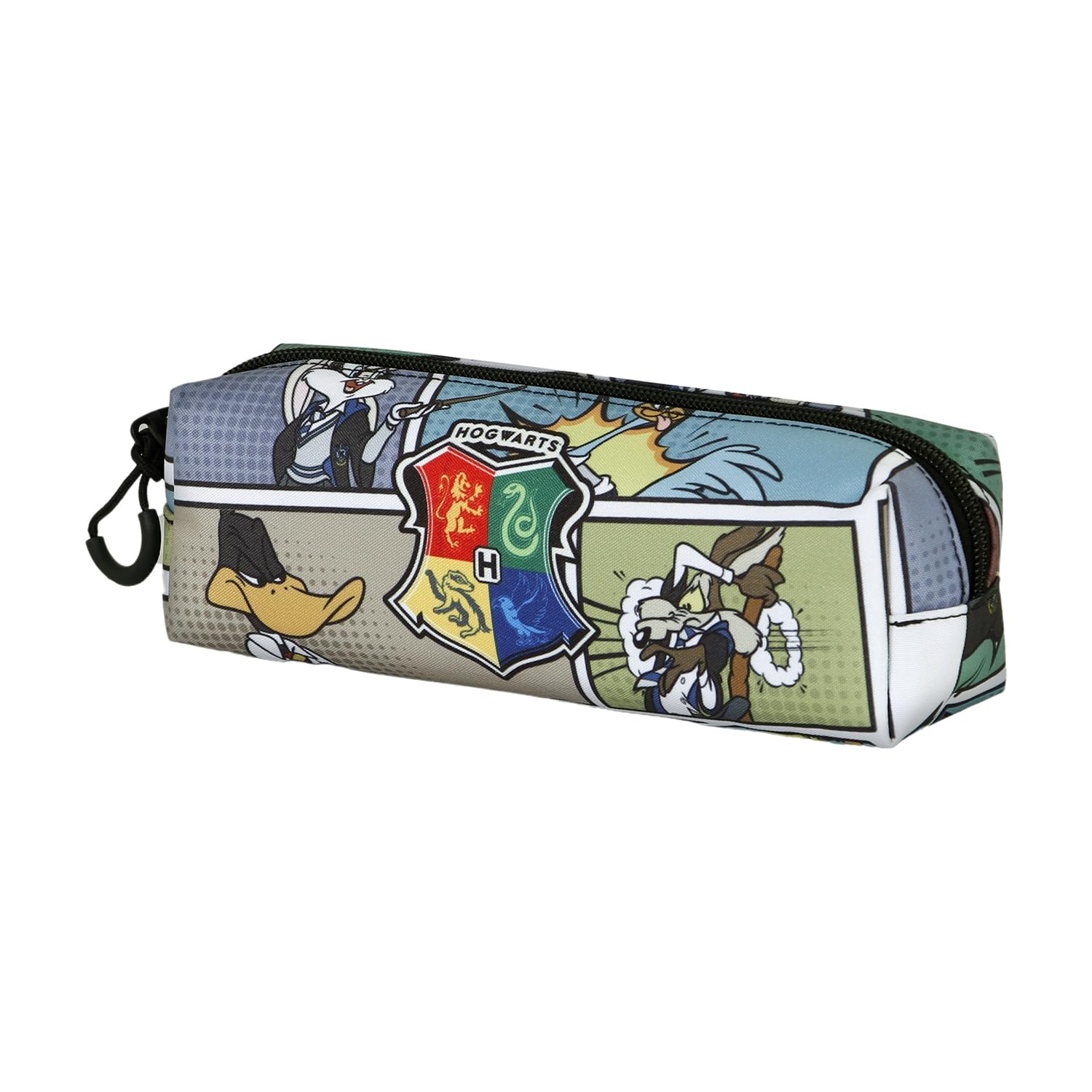 Looney Tunes Harry Comic-Estuche Portatodo Cuadrado FAN 2.0, Multicolor, 21 x 8 cm