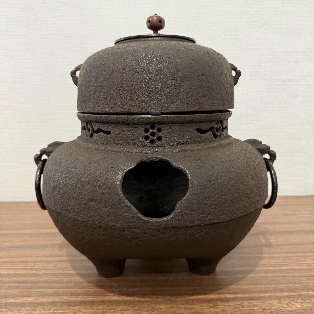 茶道具　龍敏堂　今日庵釜　常盤風炉　NO.17 茶道具 龍敏堂 今日庵釜 常盤風炉 NO.17 - メルカリ