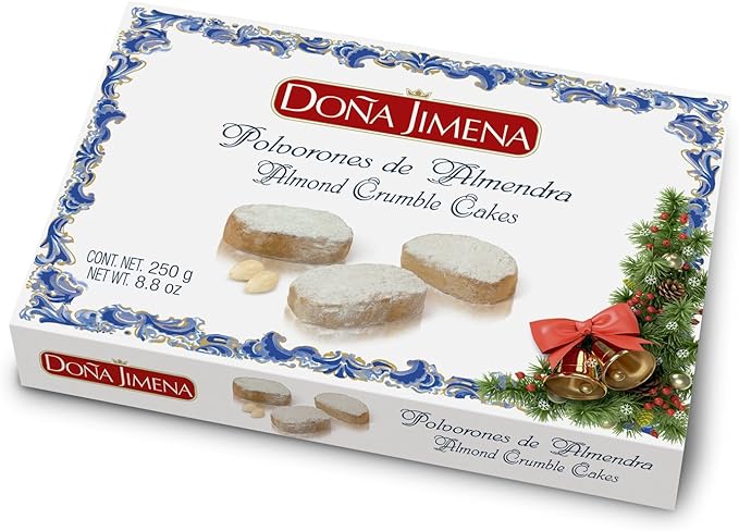 Dona Jimena Polvorones A Base De Farine De Ble D Amandes Grillees 250 G 1 Unite Amazon Fr Epicerie
