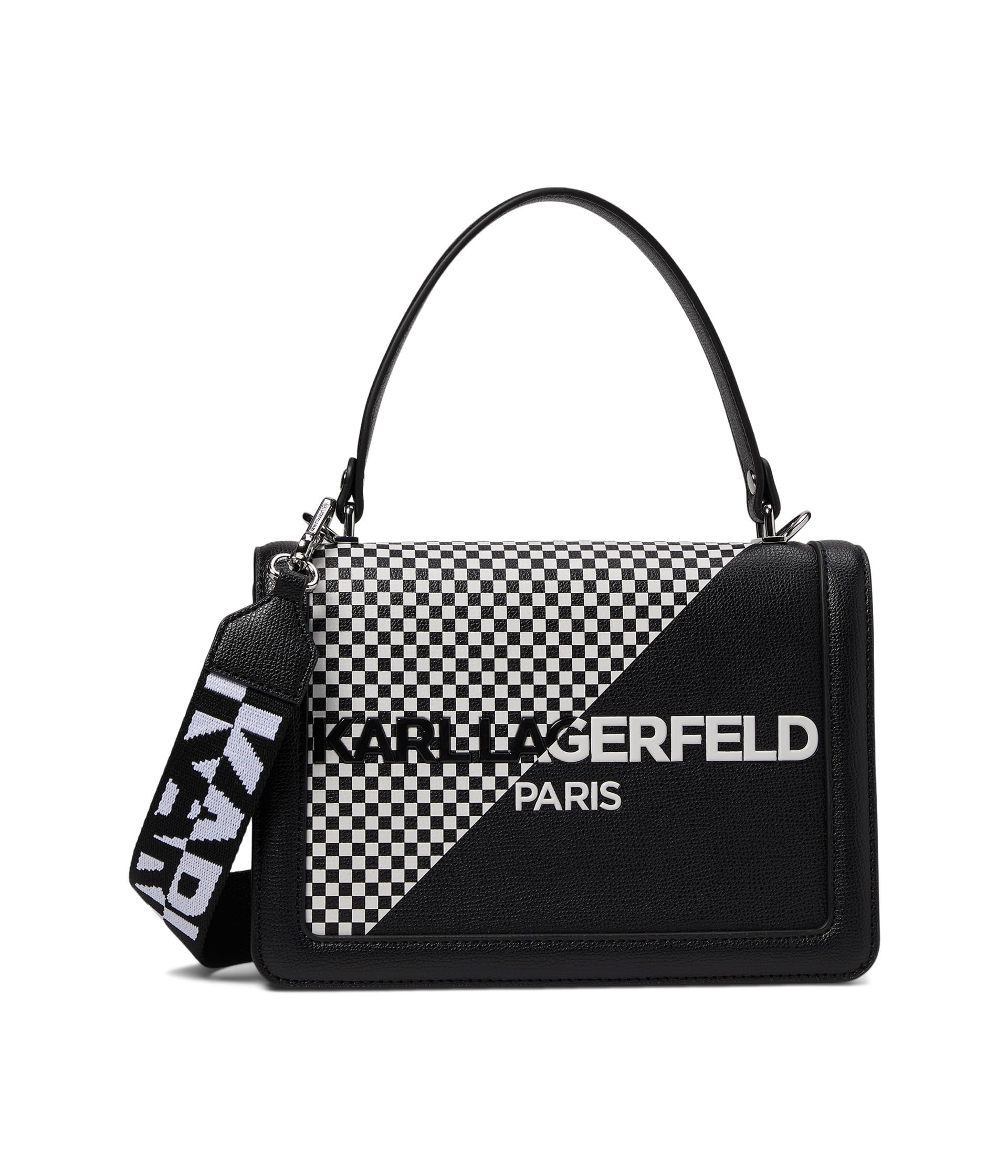 KARL LAGERFELDTote Bag – Casual Everyday Purses for Women with Leather Strap & Iconic Karl Patch