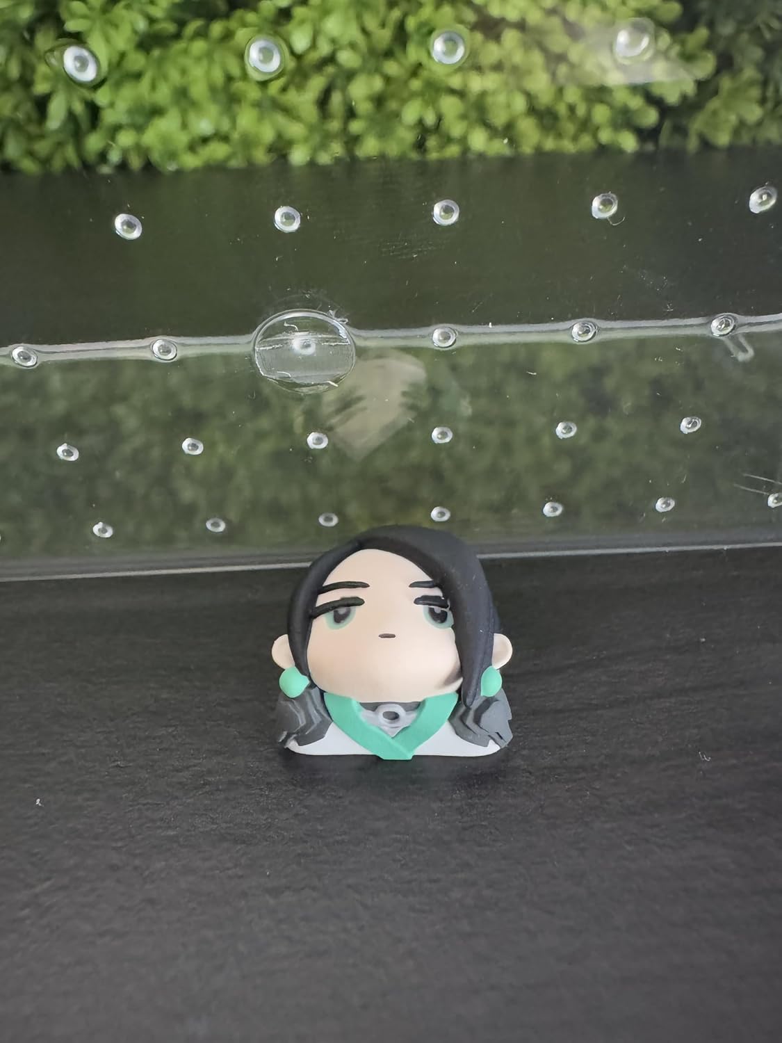 Valo Sentinel Agent-Inspired Keycap – Custom PBT Artisan Key for Mechanical Keyboards | Chamber, Sage, Killjoy, Deadlock | MX-Compatible | Gamer Collectible (Sage)