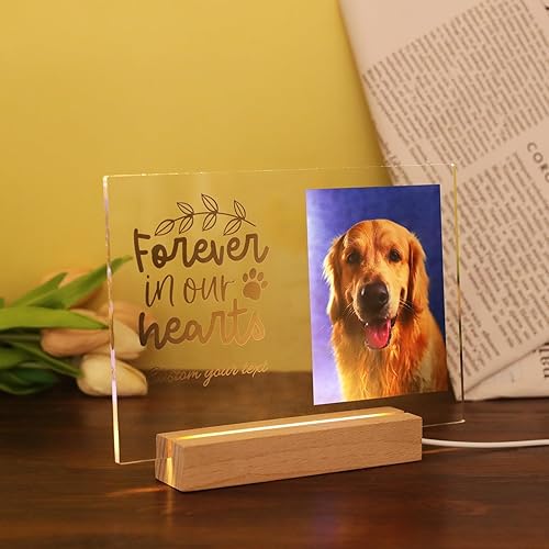 Vista 23 de Marco de fotos conmemorativo personalizado para mascotas, marco de fotos conmemorativo para mascotas, regalo de pérdida de mascotas, regalo de duelo