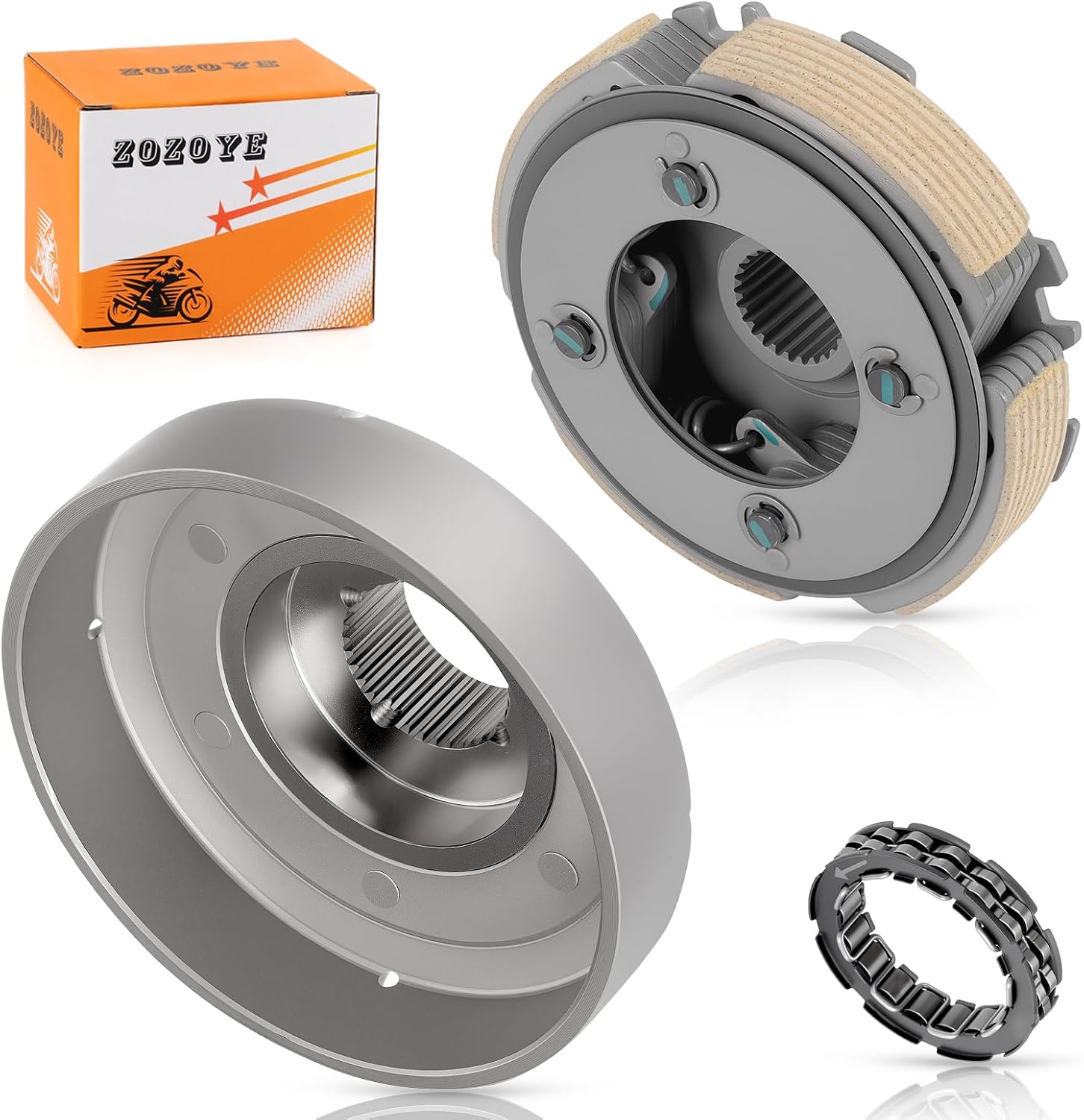 Wet Clutch Centrifugal Carrier + Out Clutch Housing W/Bearing For Honda Rancher 350 TRX350FE/FM/TE/TM 2000-2006