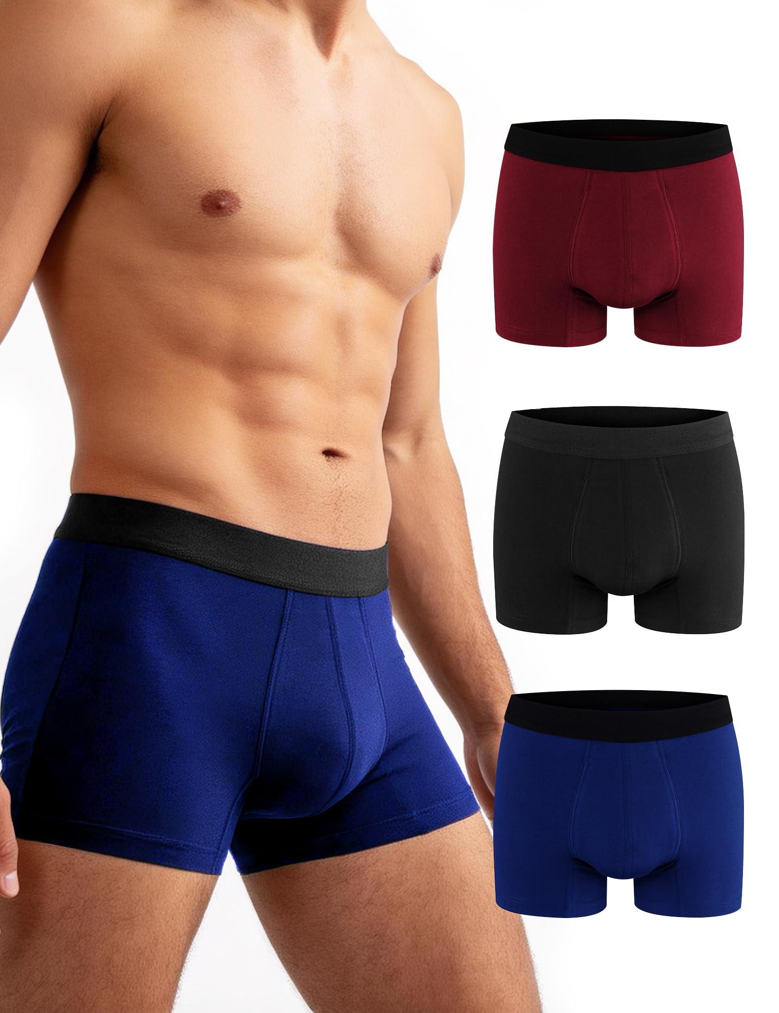 Photo 1 of ECO PERIOD Men's Incontinence Underwear Leak-Proof Protective Boxer Briefs