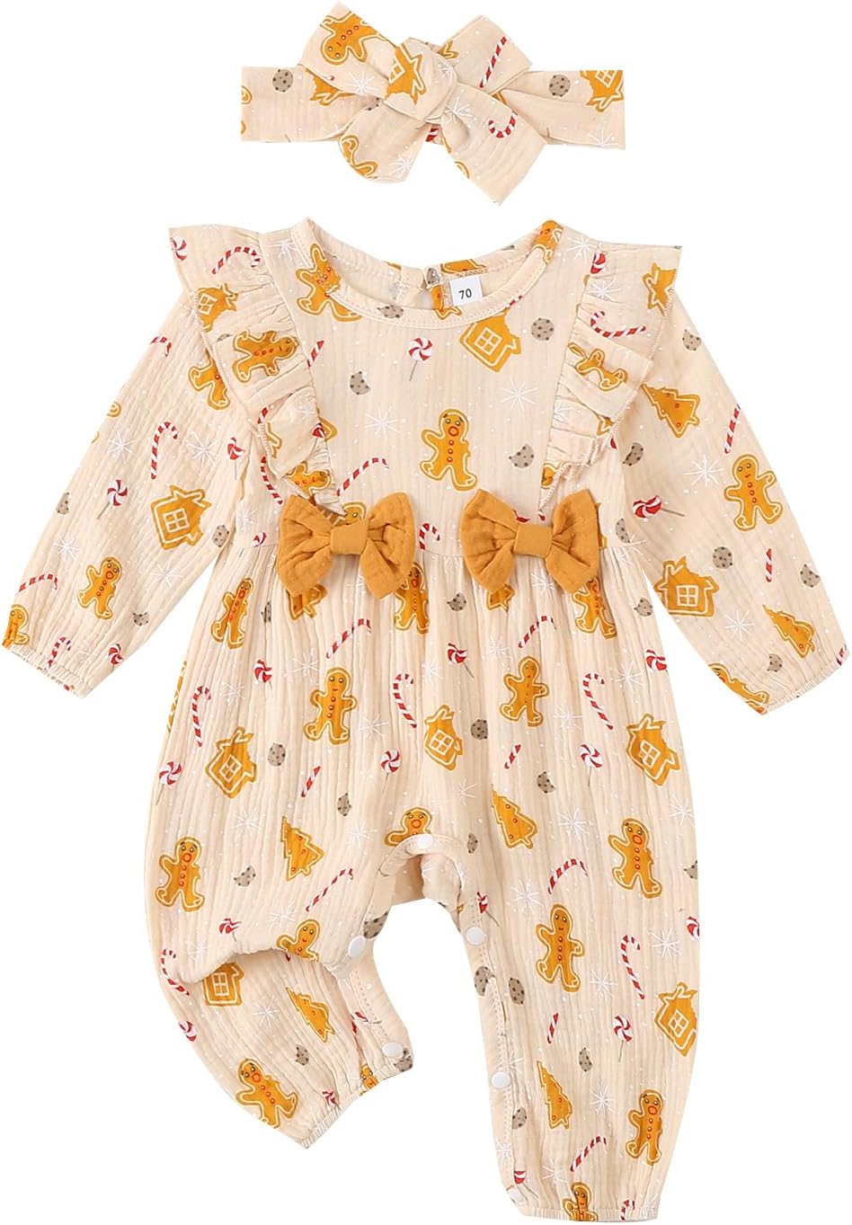 Halloween Baby Girl Outfit Infant Fall Clothes Long Sleeve Bubble Romper Pumpkin Bodysuit Jumpsuit with Headband Halloween Baby Girl Outfit Infant Fall Clothes Long Sleeve Bubble Romper Pumpkin Bodysuit Jumpsuit with Headband