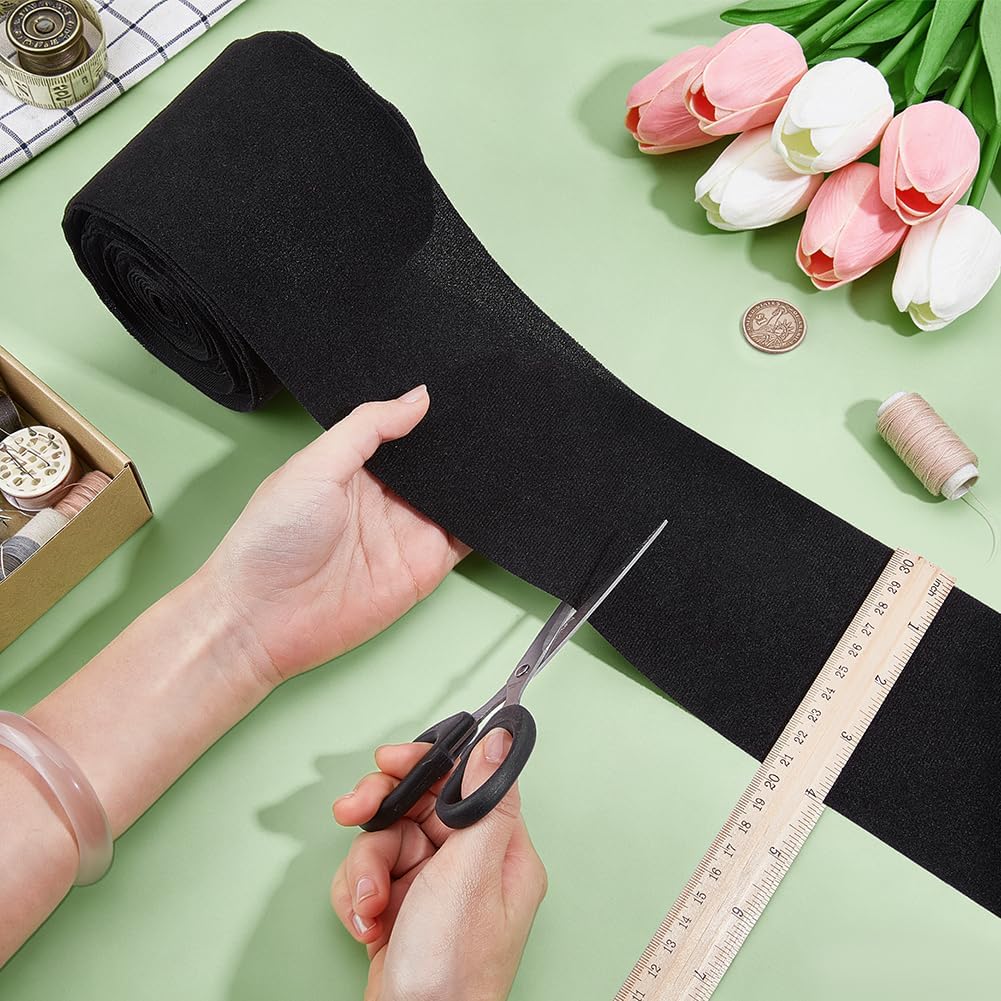 BENECREAT Blanket Binding Tape, 11yardsx4inch Trim Material Ideal, Single-Sided Velvet Polyester Trim for Sewing, Quilting, Blankets, Crafts, and Fabric Projects