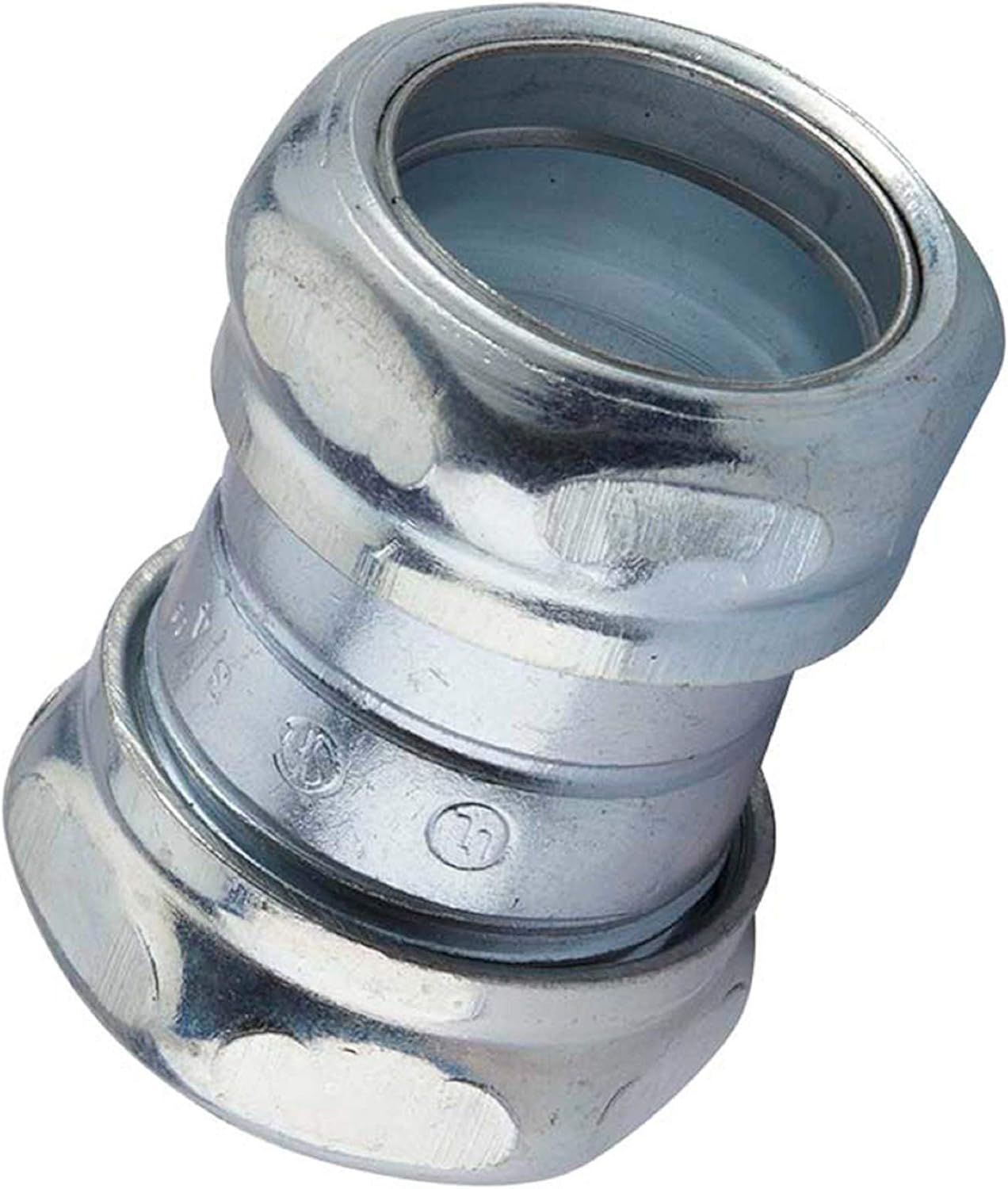 Halex, 1 in. Electrical Metallic Tube Compression Couplings , 62411B, 10 per pack